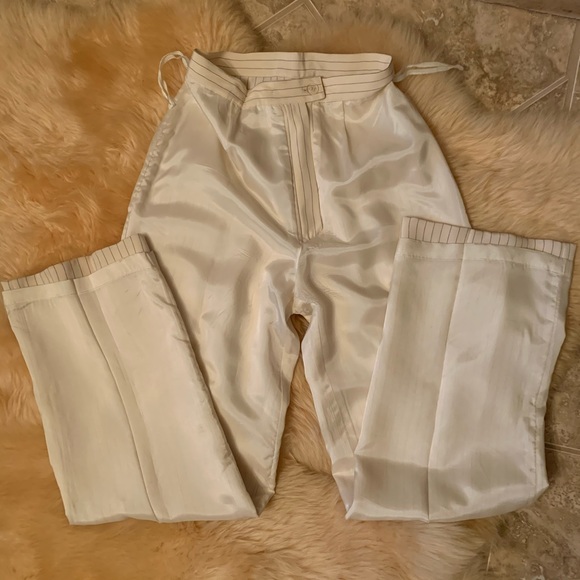 Wide-leg silk pants by Ralph Lauren - Picture 14 of 16